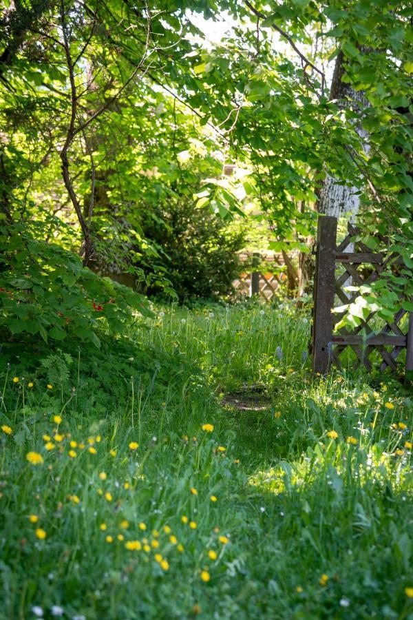Landhauswohnung Mit Wildromantischem Garten Fussen Exterior foto